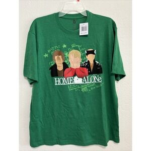 Home Alone Movie Shirt Adult Womens XL X-Large Battle Plan Kevin McCallister NWT